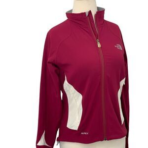 The North Face Apex‎ Flight Series Womens Fushia Athletic Full-Zip Jacket Size S